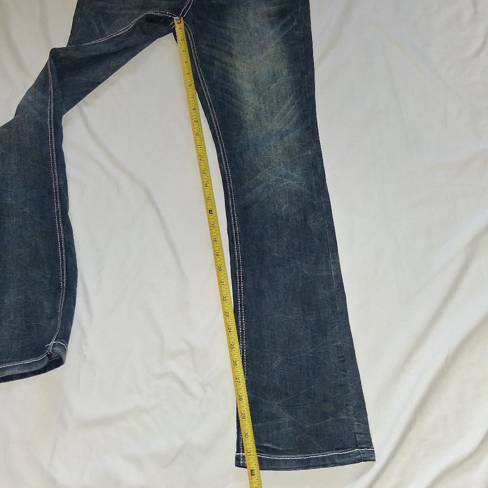 CATO premium Classic Blue Boot Cut Women's Jeans Size  8 - Picture 13 of 16
